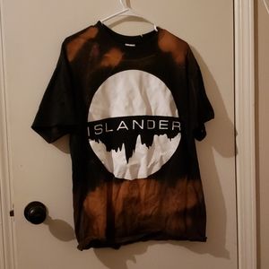 Islander Bleach Tie Dye Band Tee